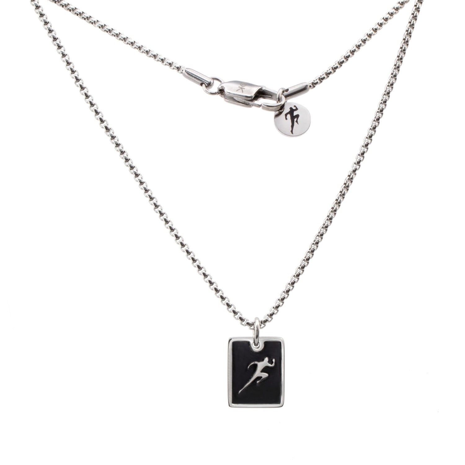 Collar de Acero inoxidable placa corredor atletismo