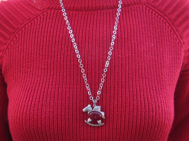 Colgante caballo alado de Plata vieja y Marquesitas 2