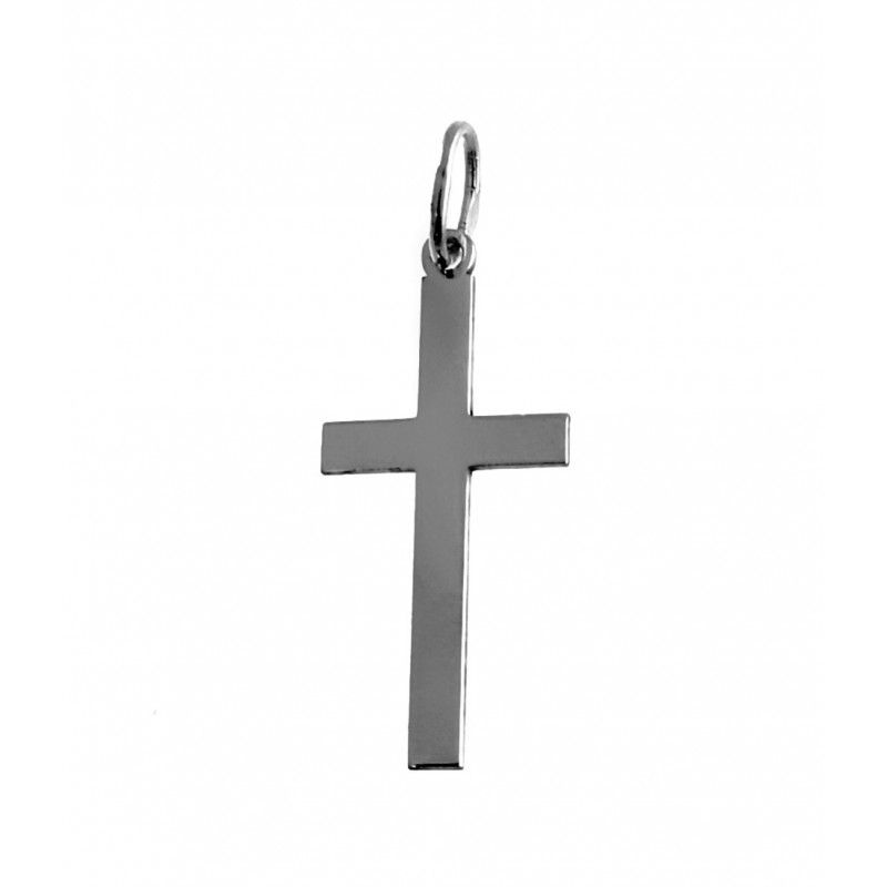 Cruz lisa de Plata de ley 925