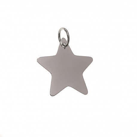 Colgante estrella cinco puntas de Plata de ley