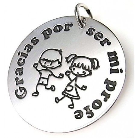 Colgante grande Plata 