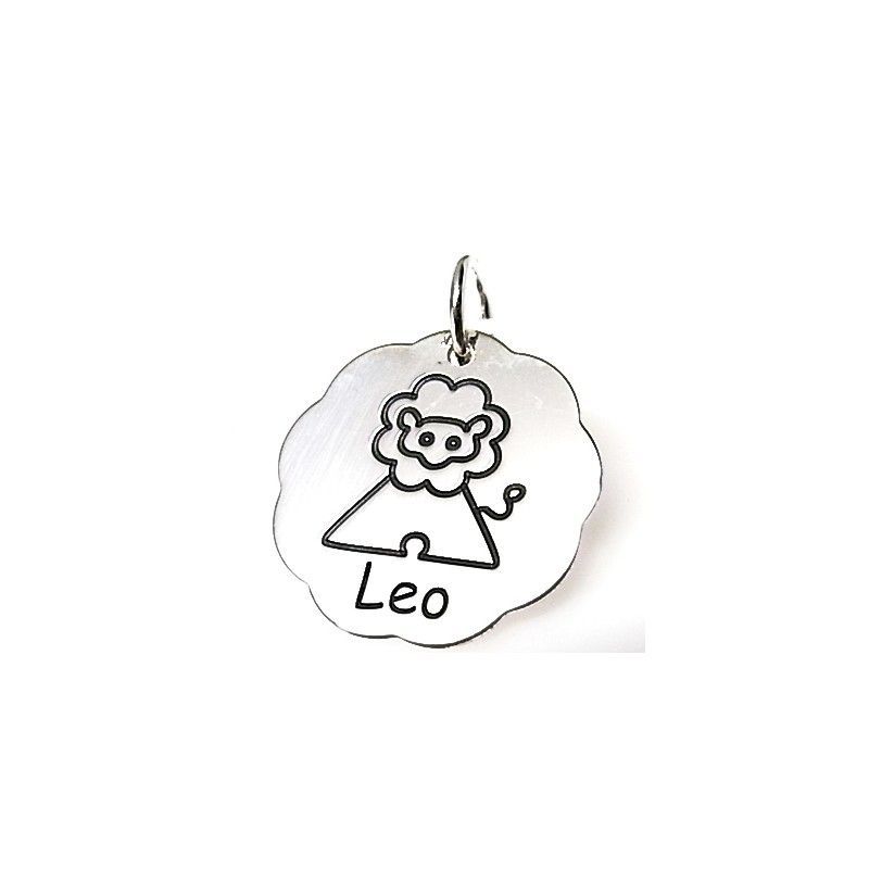 Colgante horóscopo Leo de Plata de ley