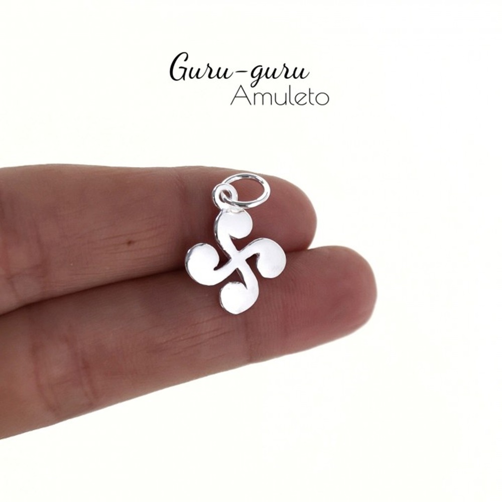 Colgante amuleto Lauburu de Plata de ley 925_1
