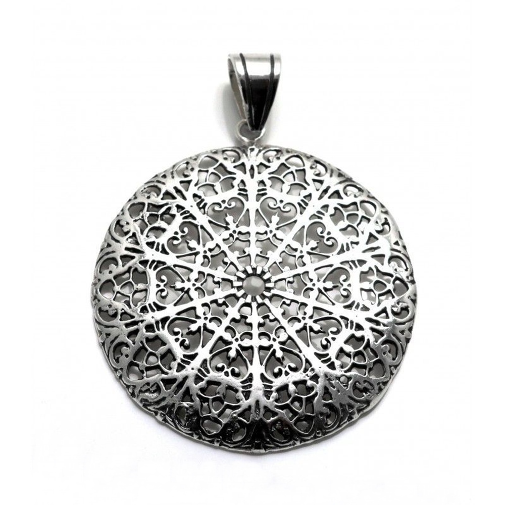 Colgante filigrana calada de Plata de Ley