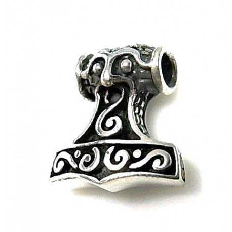 Colgante martillo de Thor de Plata de ley
