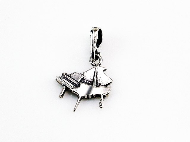 Colgante piano de Plata de ley