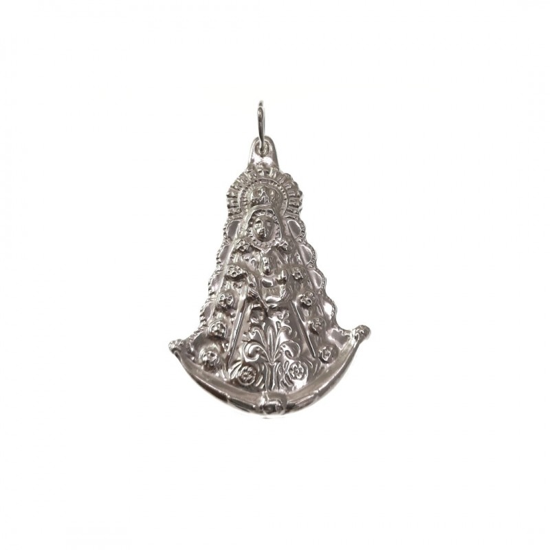 Colgante Virgen del Rocío de Plata