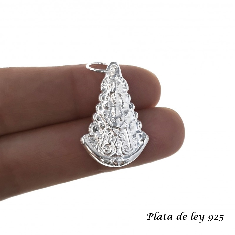 Colgante Virgen del Rocío de Plata 1