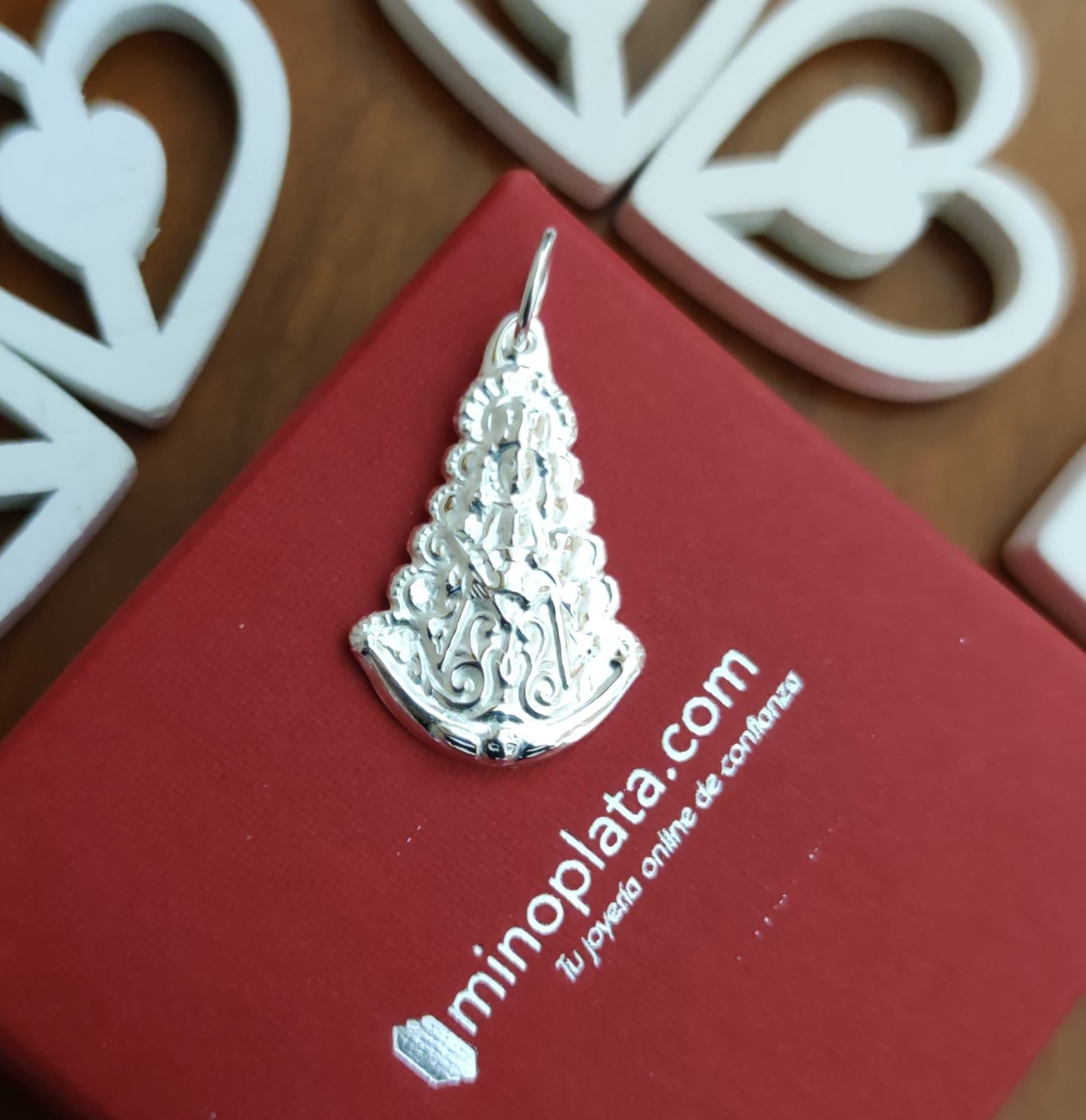 Colgante Virgen del Rocío de Plata 2