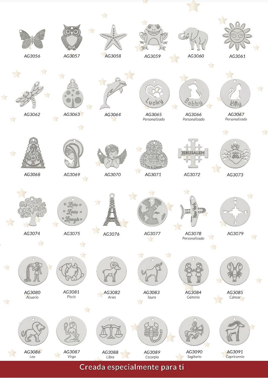 Colgantes de Plata de ley motivos y personalizados  MI HISTORIA_1