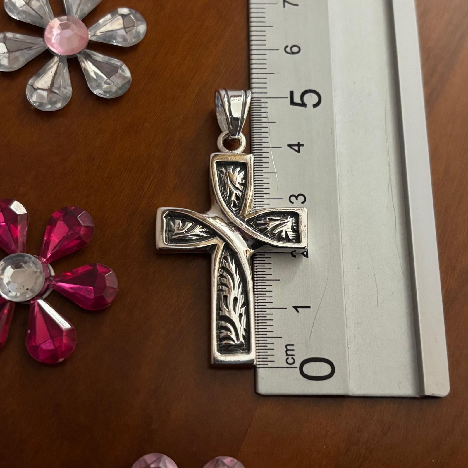 Cruz de Plata de ley envejecida_1