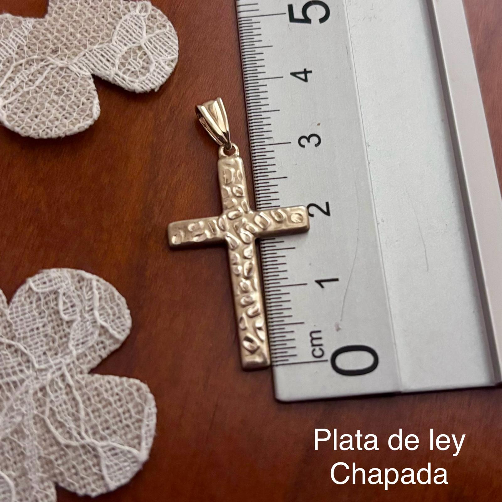 Crucifijo de Plata de ley chapada en Oro 19mm x 31mm 2