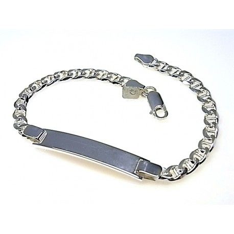 Esclava de Plata modelo Ancla 18 Cm.