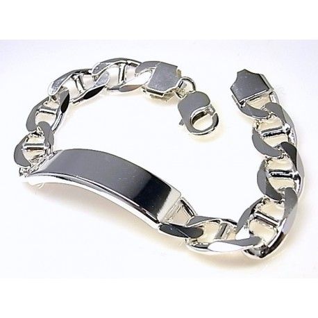 Esclava ancla de Plata de ley 21 Cm.