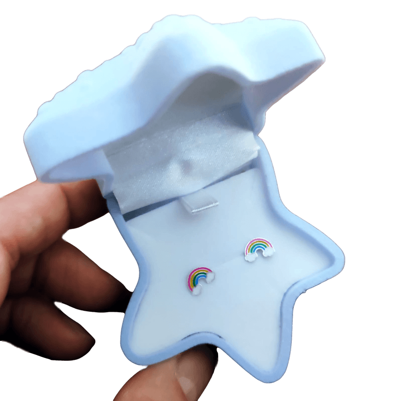 Cajita joyero Estrella de Terciopelo Azul 1