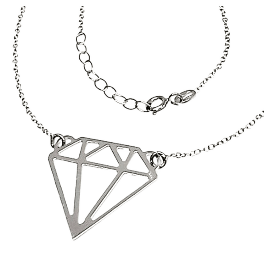 Gargantilla diamante de Plata