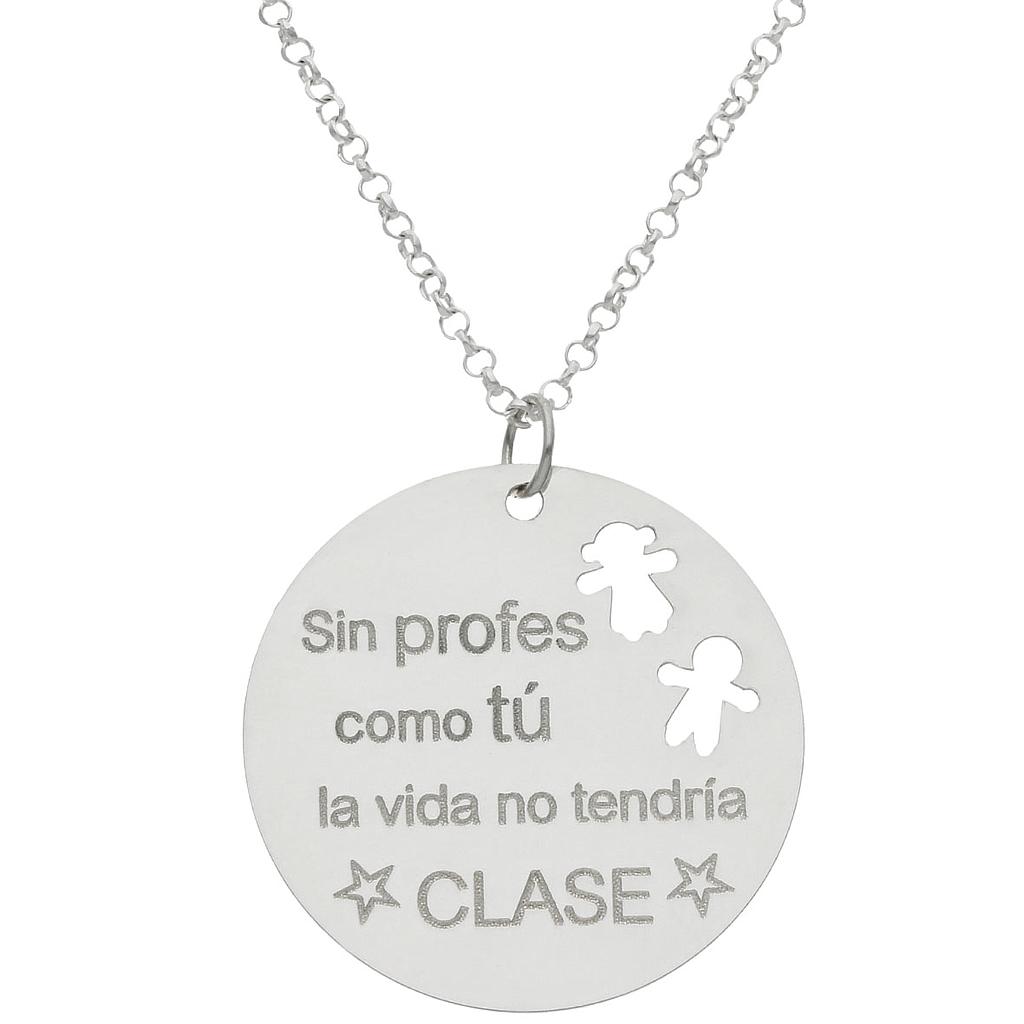 Gargantilla de Plata de ley personalizada niños calados