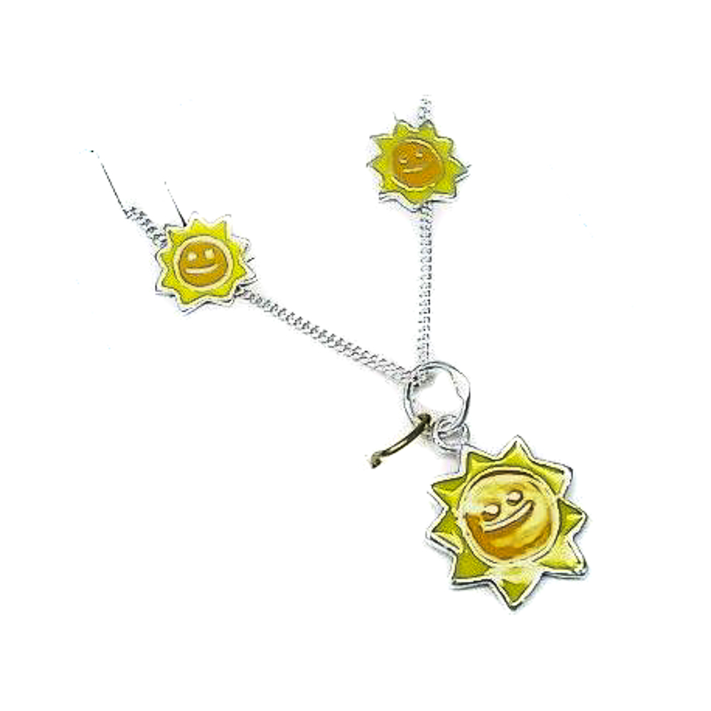 Conjunto infantil Soles de Plata de ley