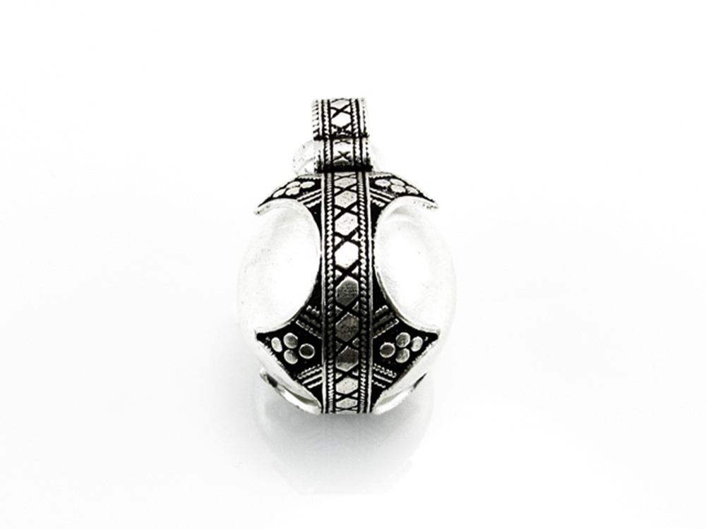 Llamador de Ángeles de Plata tallada 24 Mm. 1