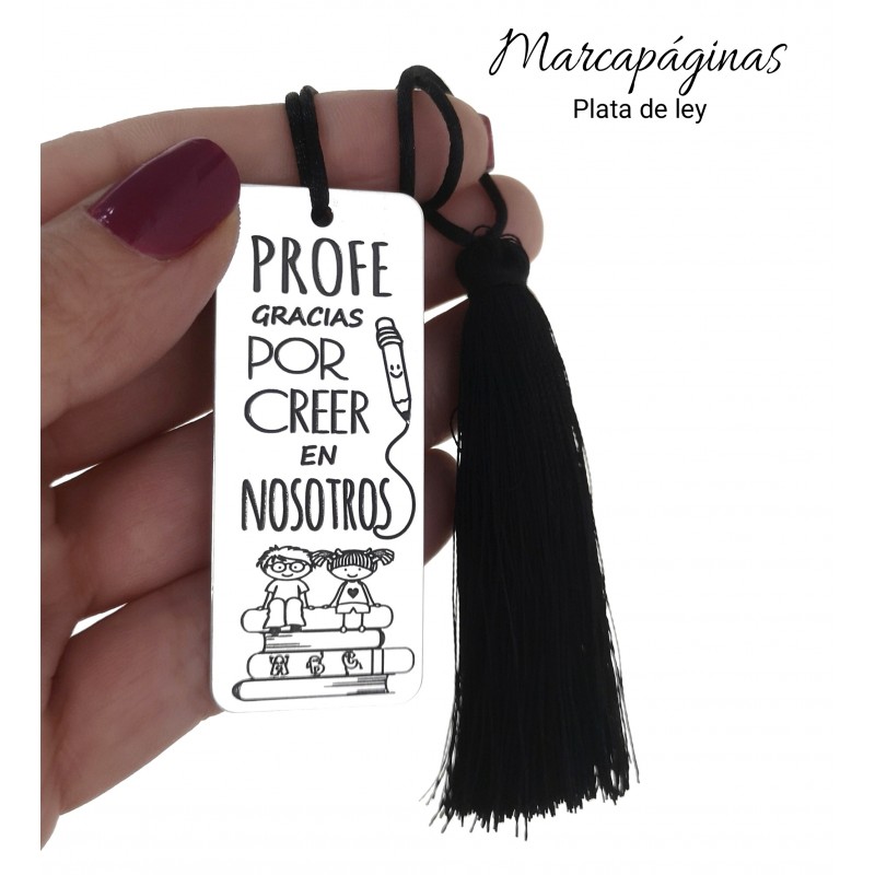 Marcapáginas de Plata de ley 