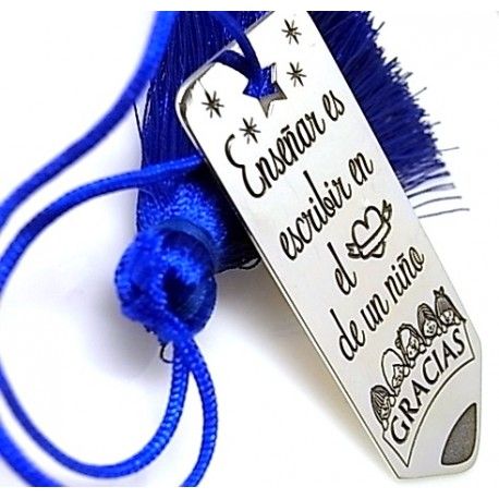 Marcapáginas de Plata para profesores 
