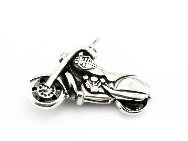 Colgante moto Harley-Davidson de Plata