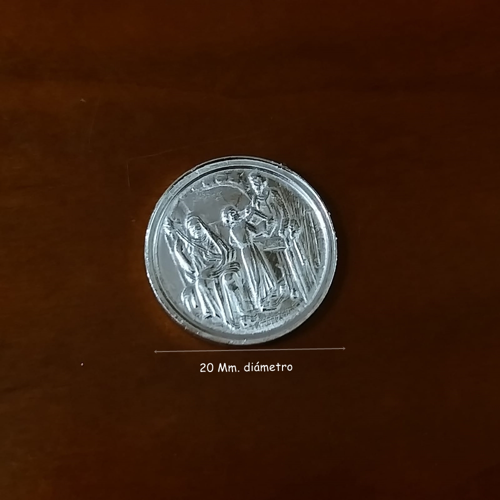 Arras bíblicas de Plata de ley para bodas 20 Mm. 3
