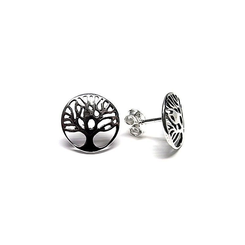 Pendientes Arbol de la Vida de Plata de ley