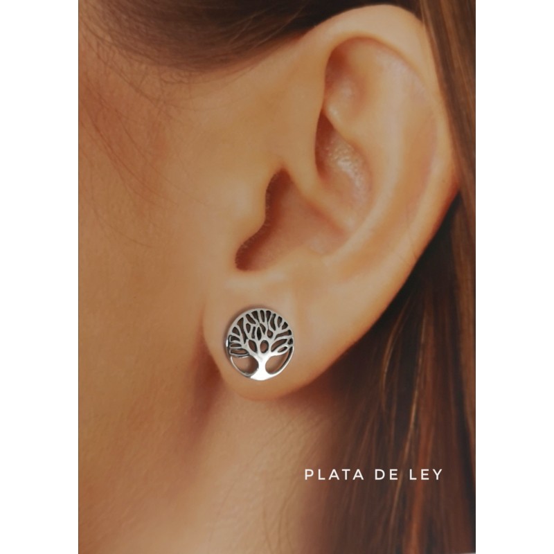 Pendientes Arbol de la Vida de Plata de ley 1
