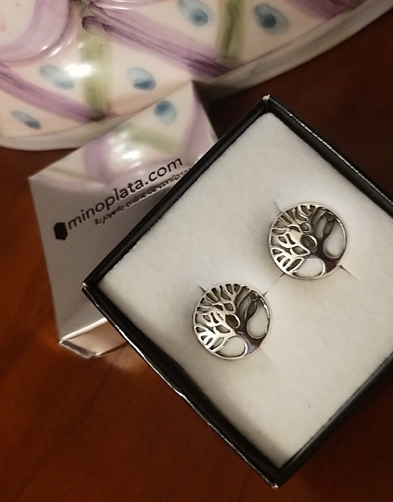 Pendientes Arbol de la Vida de Plata de ley 2