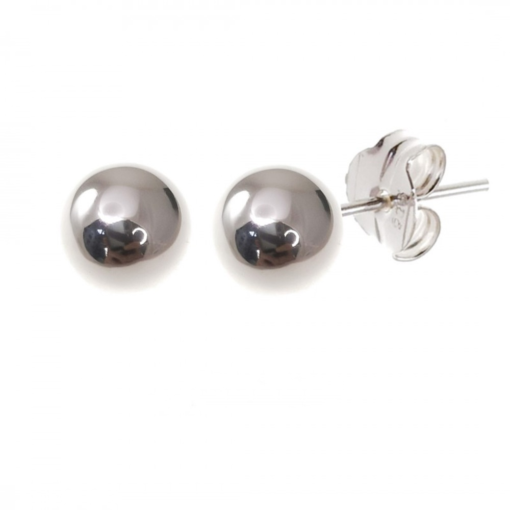 Pendientes de Plata Bola 12 mm.