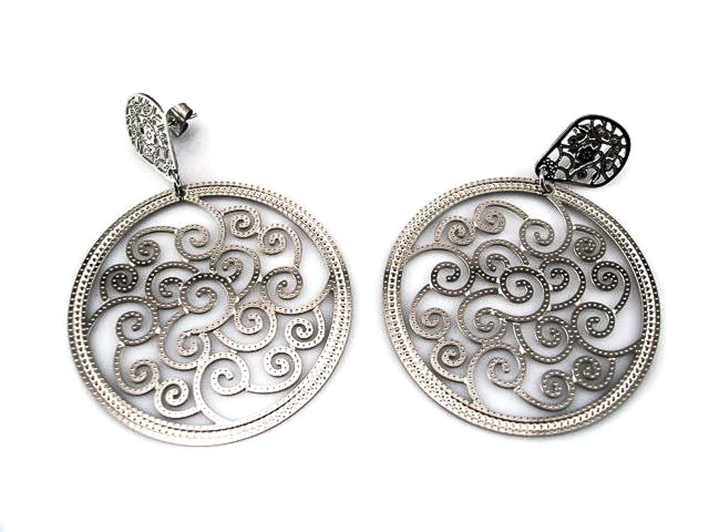 Pendientes filigrana de Acero inoxidable