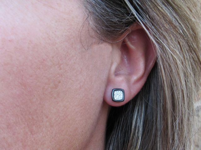 Pendientes cuadrados de Plata y Circonitas micro 1