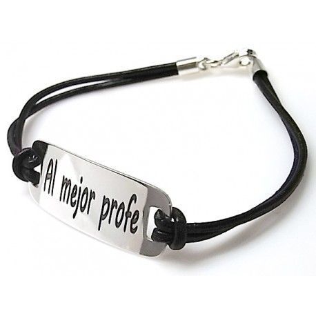 Pulsera cuero y Plata 