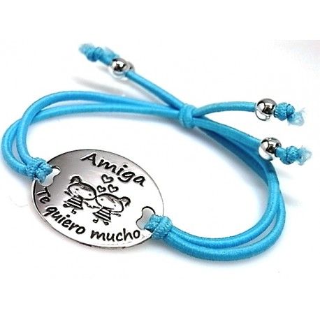 Pulsera Amiga te quiero mucho Plata 2