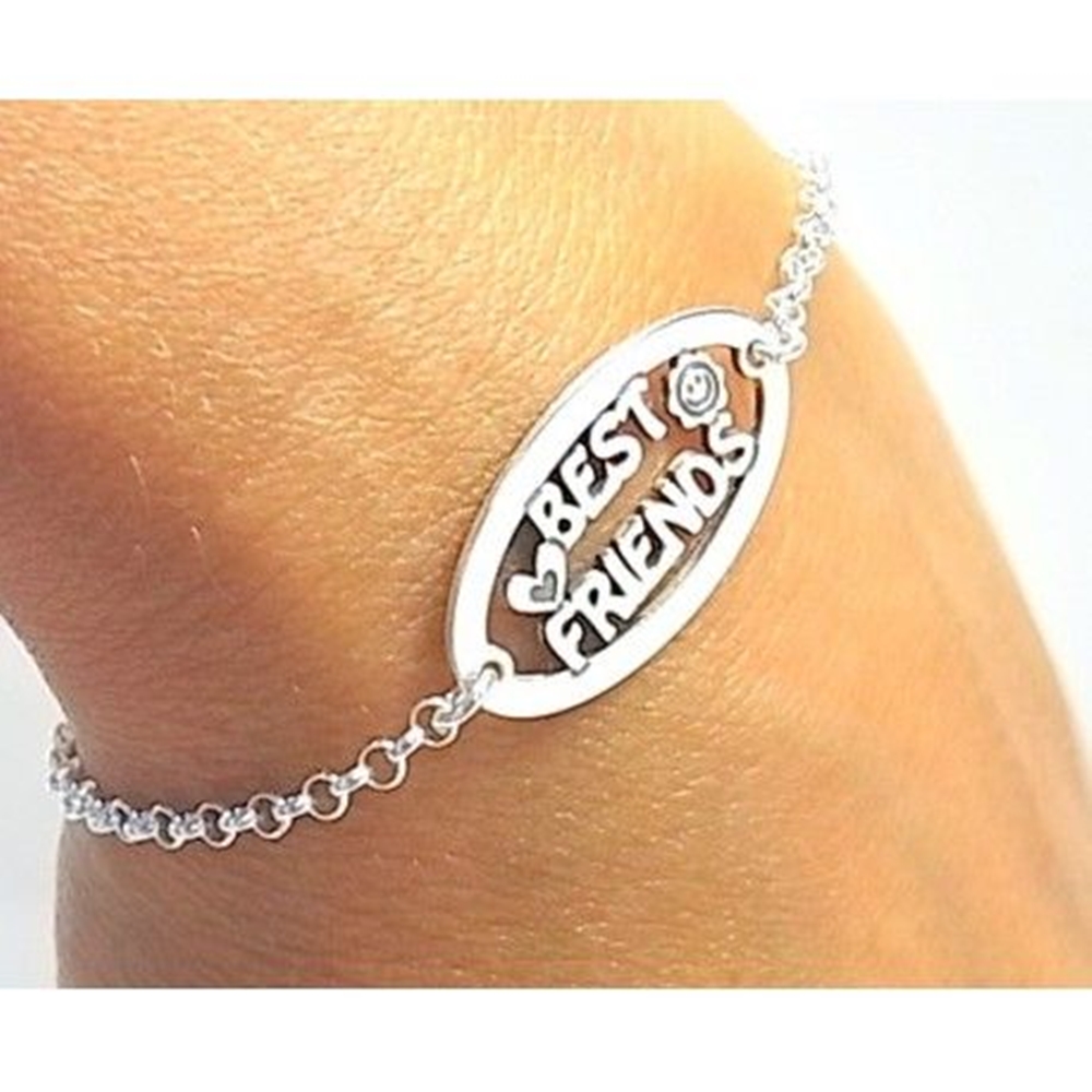Pulsera de Plata Best Friends ideal para regalo 1