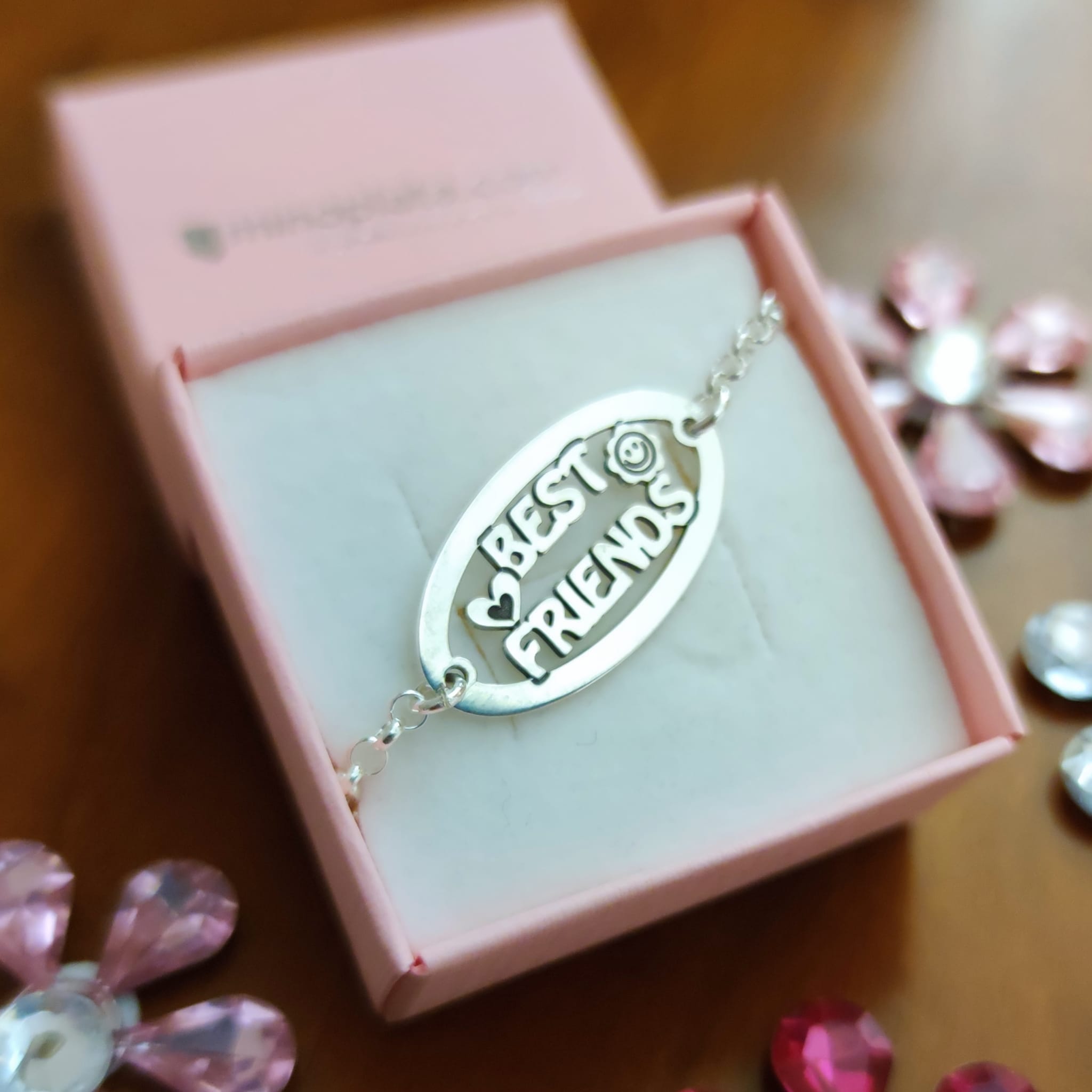 Pulsera de Plata Best Friends ideal para regalo 2