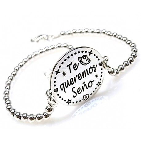 Pulsera de bolas en Plata de ley 3 Mm. 