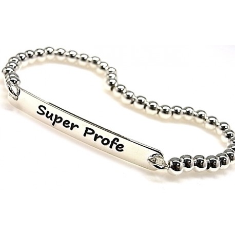 Pulsera de Plata bolas Super Profe