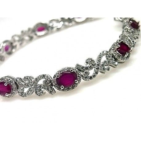 Pulsera de Plata con Circonitas engastadas 1