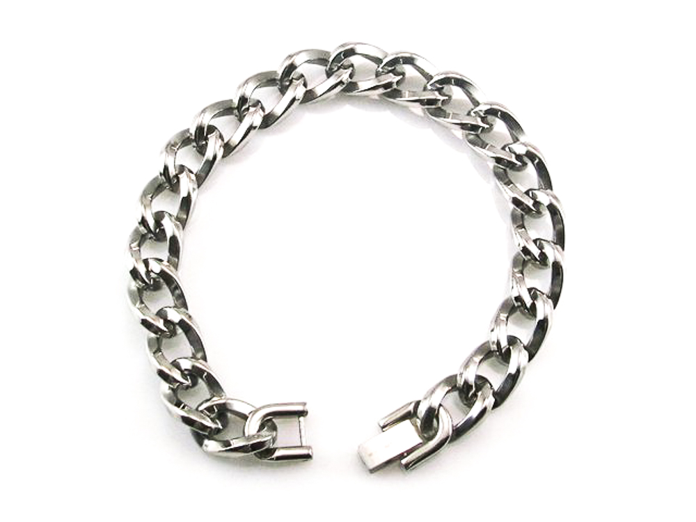 Pulsera de eslabones barbados en Acero inoxidable