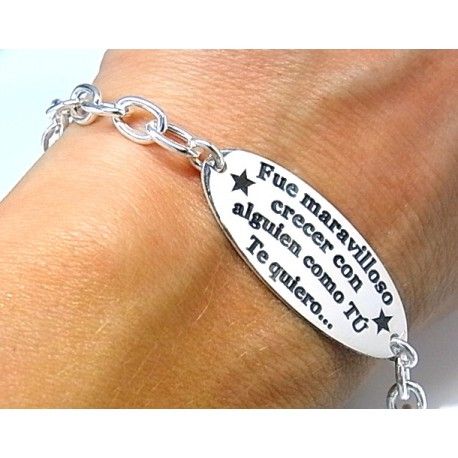Pulsera grabada 