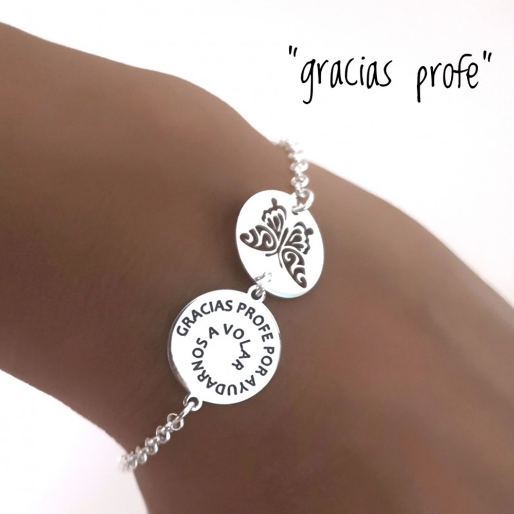 Pulsera de Plata mariposa 