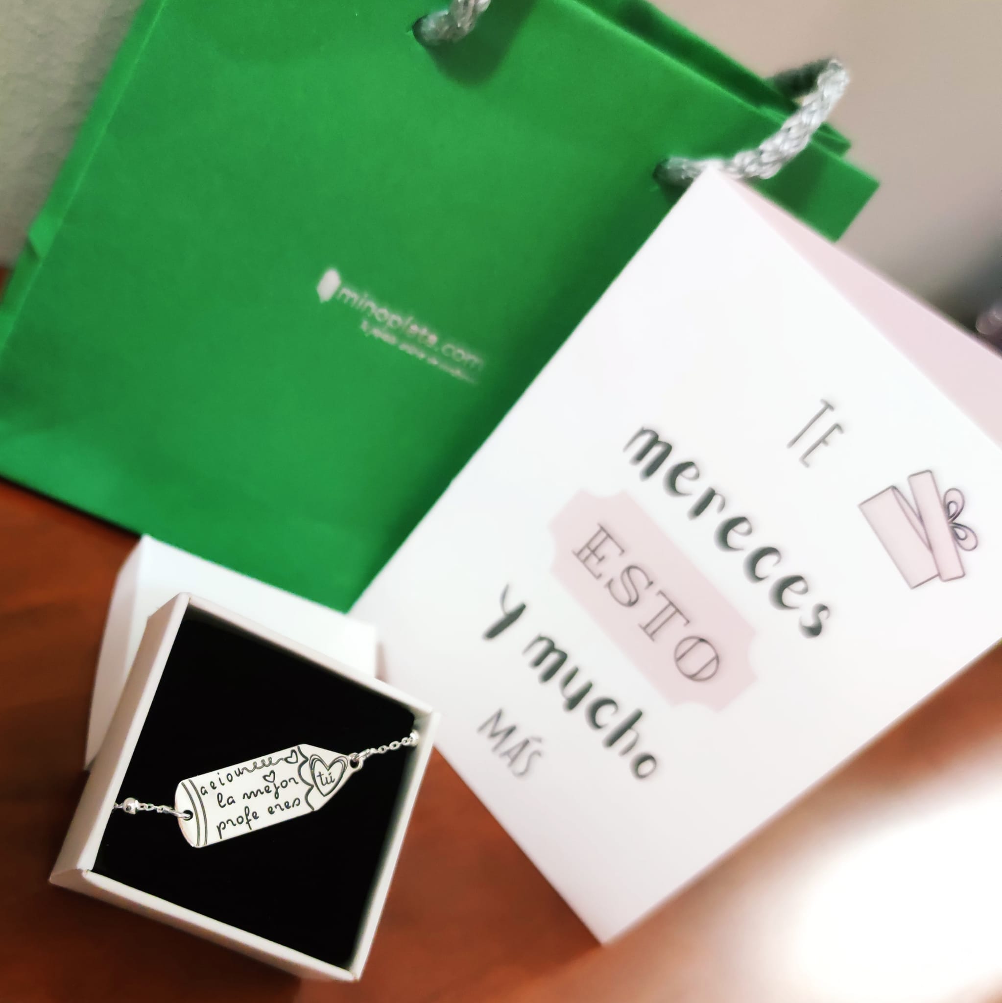 Pulsera lápiz de Plata de ley para 