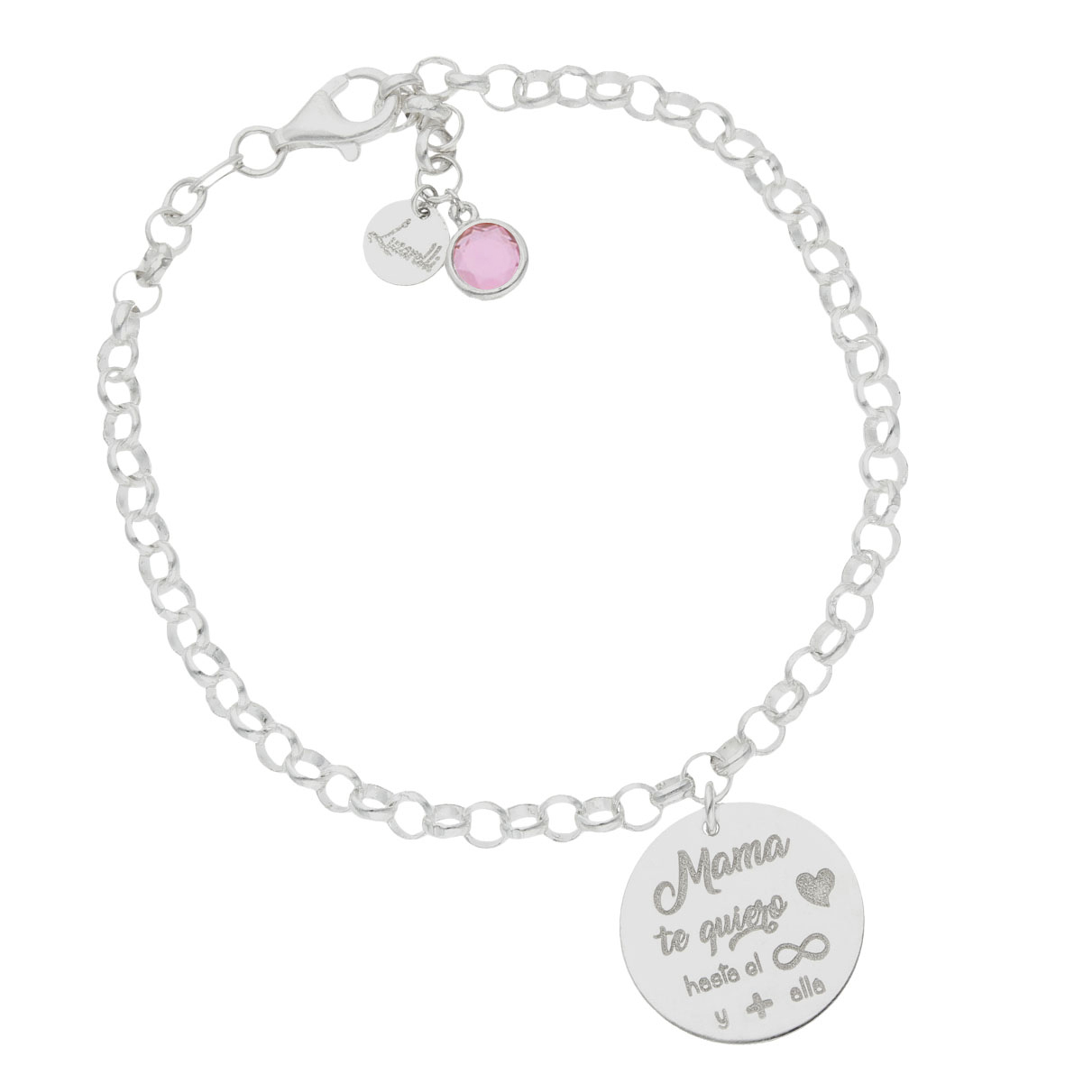 Ideas de Pulseras de Plata de ley MI HISTORIA montadas 7