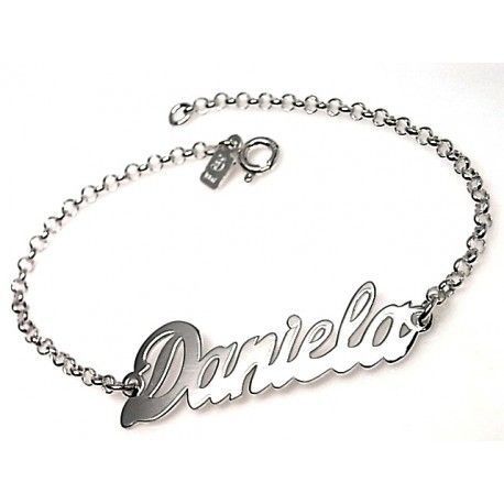 Pulsera de Plata con nombre