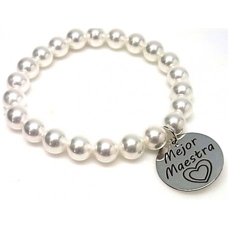 Pulsera de Perlas y Plata 
