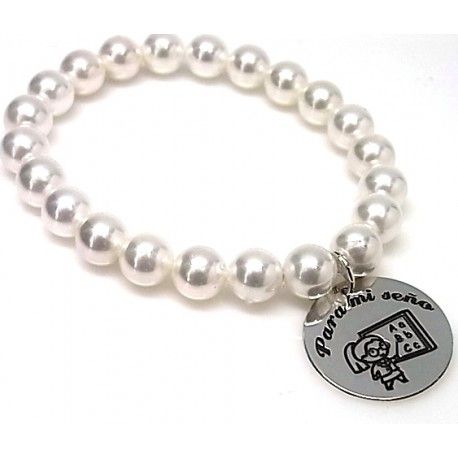 Pulsera Perlas y Plata 