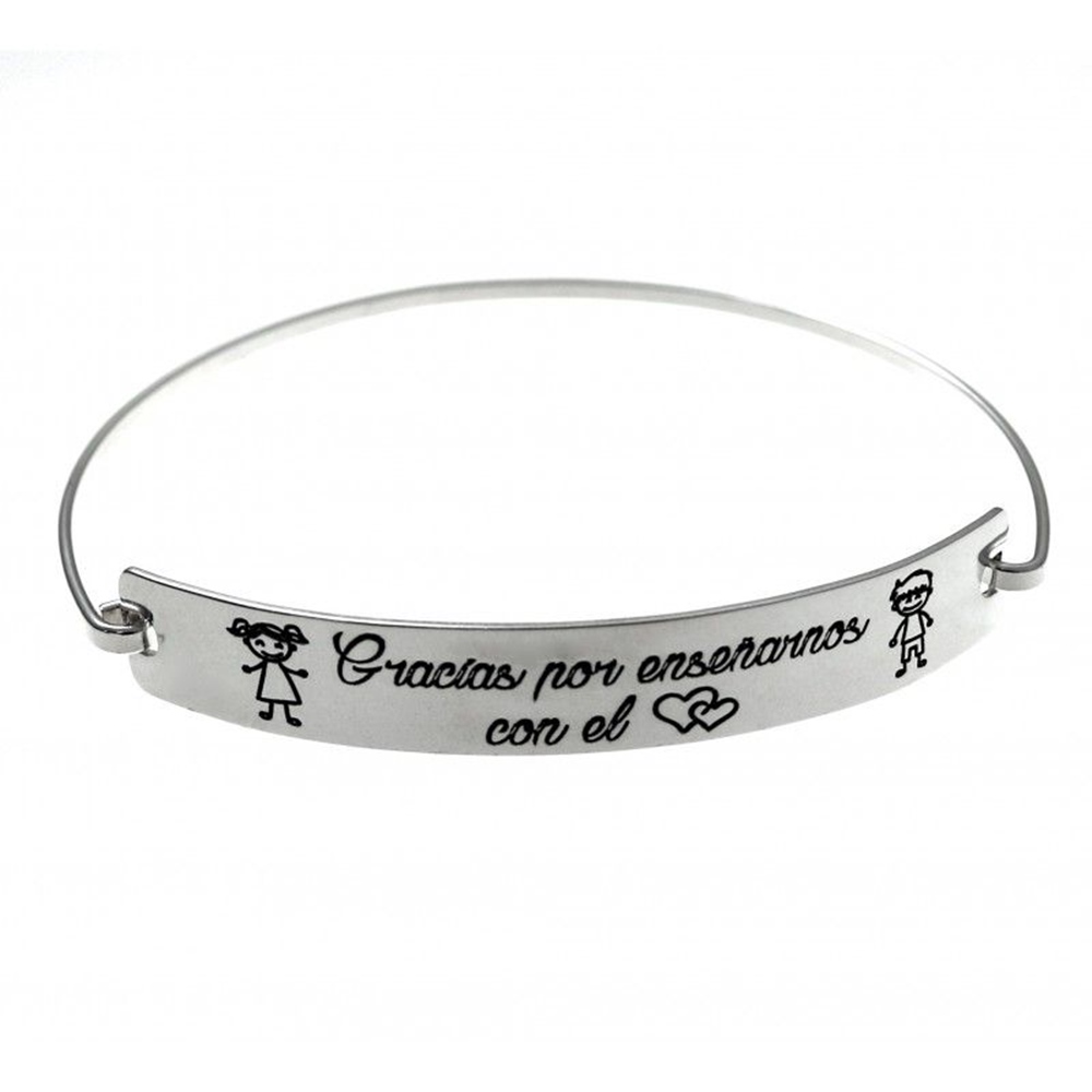 Pulsera rígida de Plata 