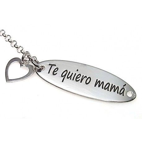 Pulsera Te quiero mamá de Plata 4